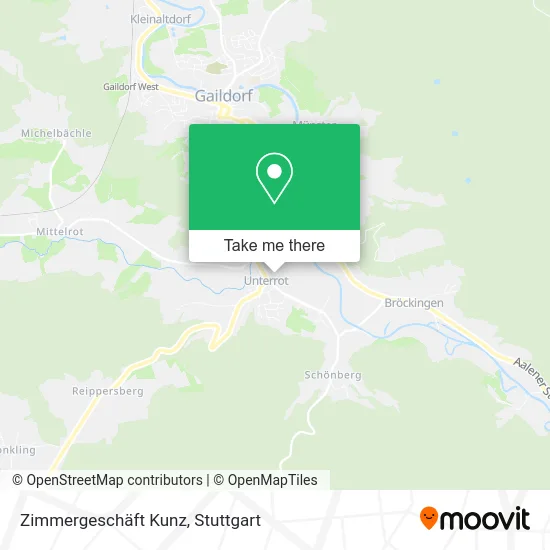 Карта Zimmergeschäft Kunz