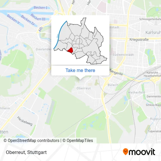 Карта Oberreut