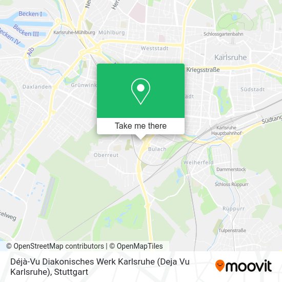 Карта Déjà-Vu Diakonisches Werk Karlsruhe (Deja Vu Karlsruhe)