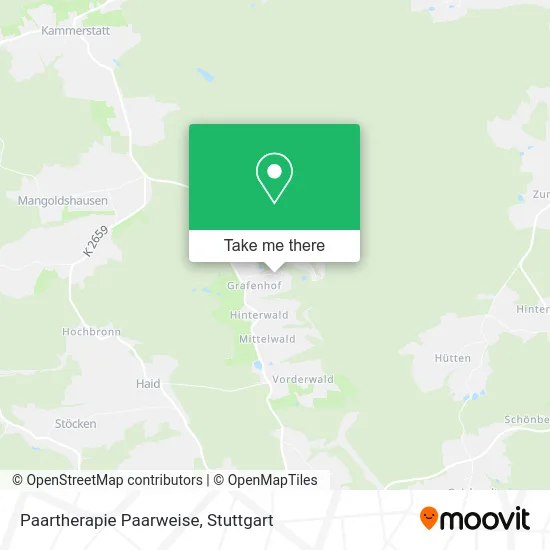 Карта Paartherapie Paarweise