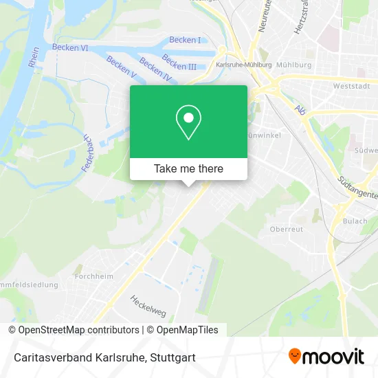 Карта Caritasverband Karlsruhe