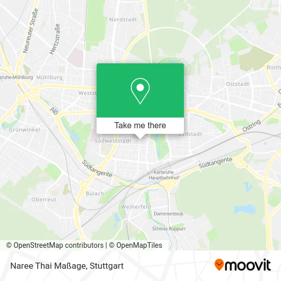 Карта Naree Thai Maßage