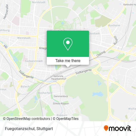 Карта Fuegotanzschul