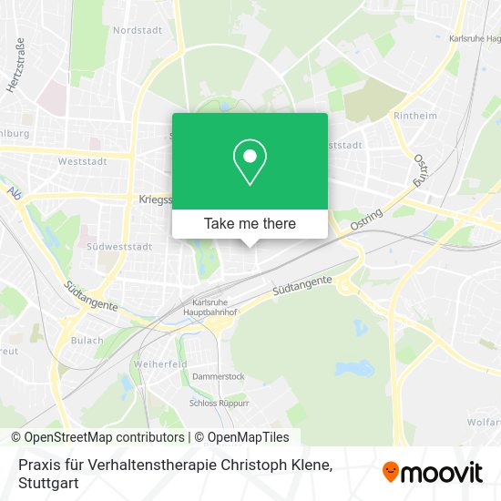 Карта Praxis für Verhaltenstherapie Christoph Klene