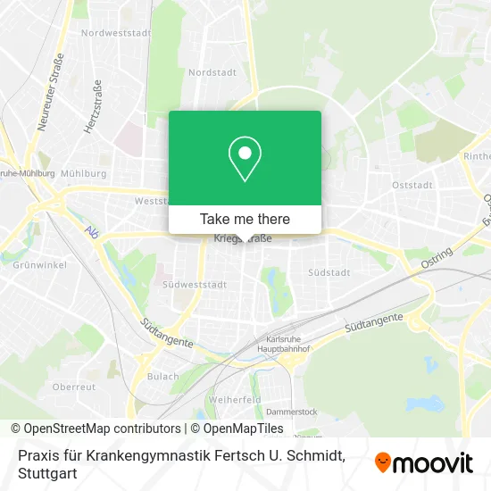 Карта Praxis für Krankengymnastik Fertsch U. Schmidt