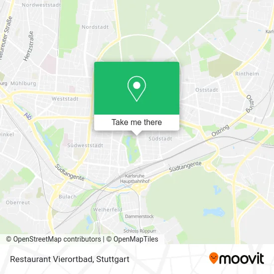 Карта Restaurant Vierortbad