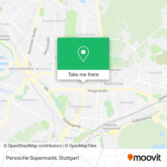 Карта Persische Supermarkt