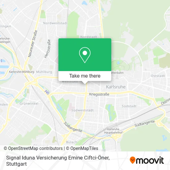 Карта Signal Iduna Versicherung Emine Ciftci-Öner