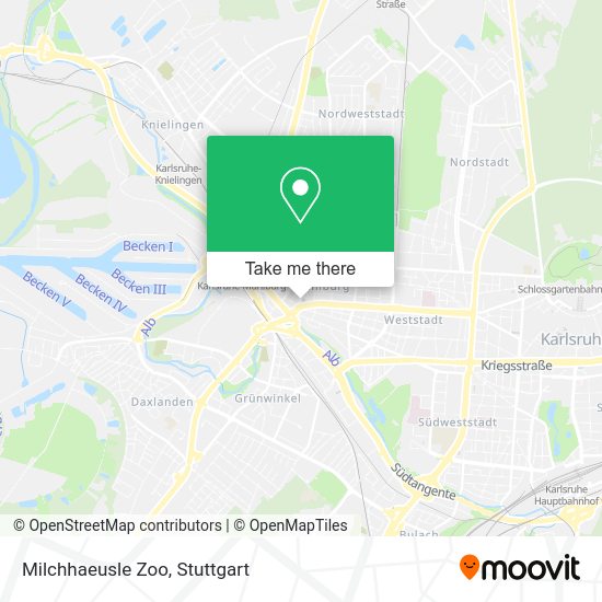 Карта Milchhaeusle Zoo