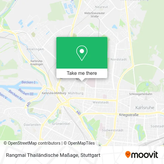 Карта Rangmai Thailändische Maßage