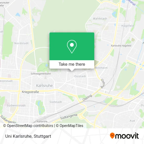 Карта Uni Karlsruhe