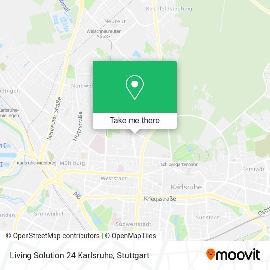 Living Solution 24 Karlsruhe map