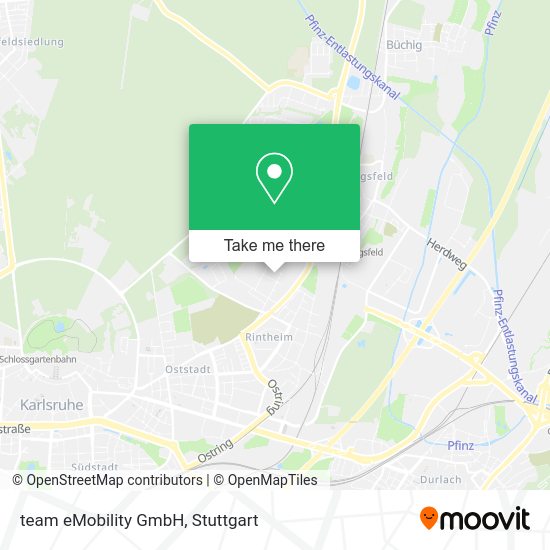 Карта team eMobility GmbH