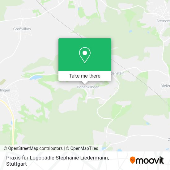 Карта Praxis für Logopädie Stephanie Liedermann