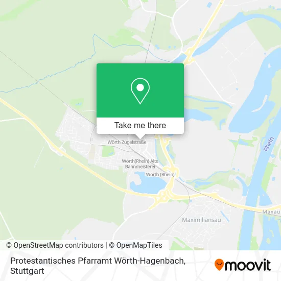 Карта Protestantisches Pfarramt Wörth-Hagenbach