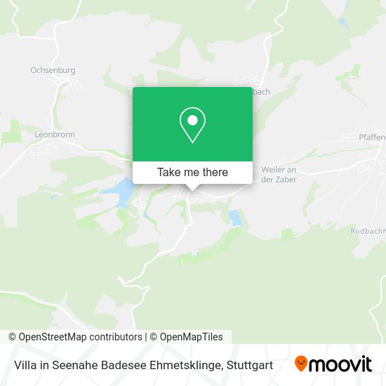 Карта Villa in Seenahe Badesee Ehmetsklinge
