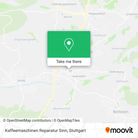Карта Kaffeemaschinen Reparatur Sinn