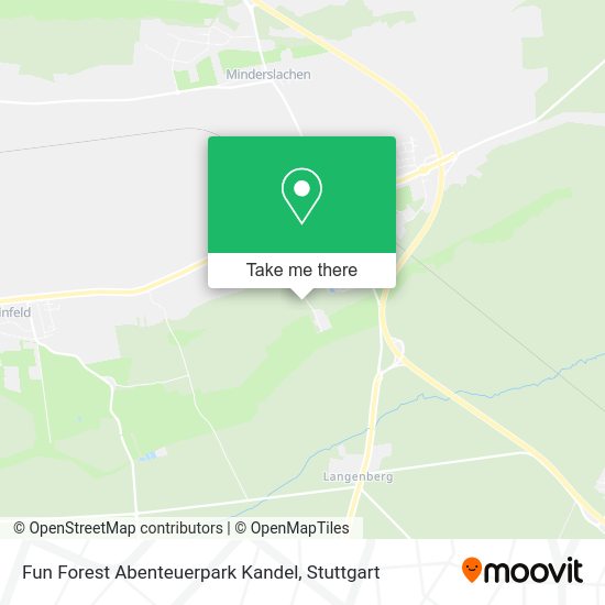 Карта Fun Forest Abenteuerpark Kandel