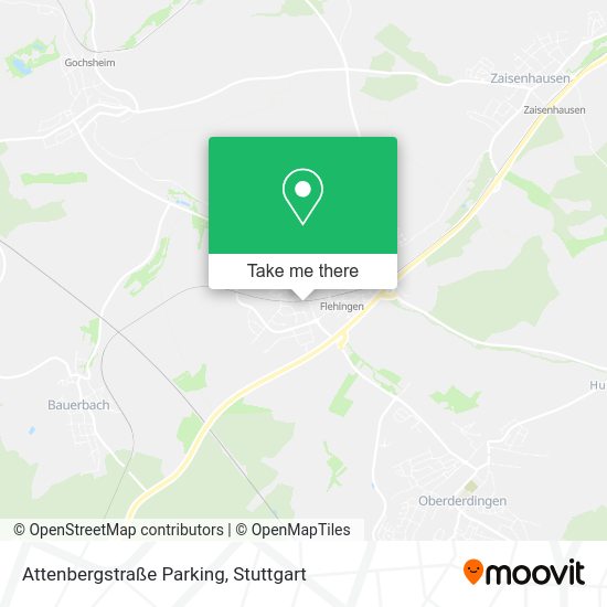 Карта Attenbergstraße Parking