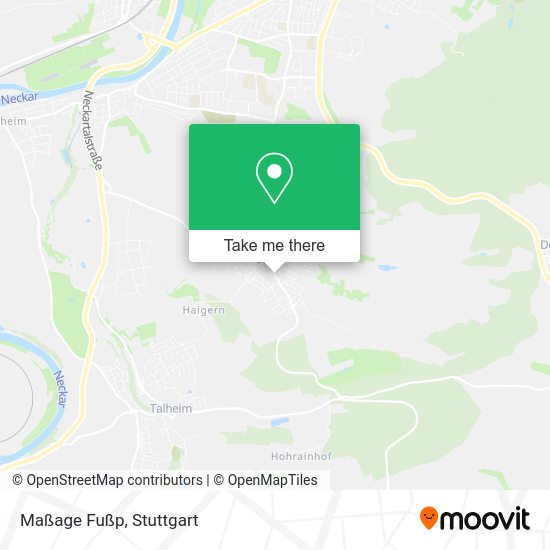Карта Maßage Fußp