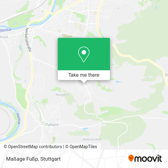 Карта Maßage Fußp