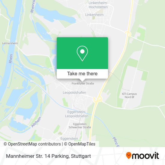 Карта Mannheimer Str. 14 Parking