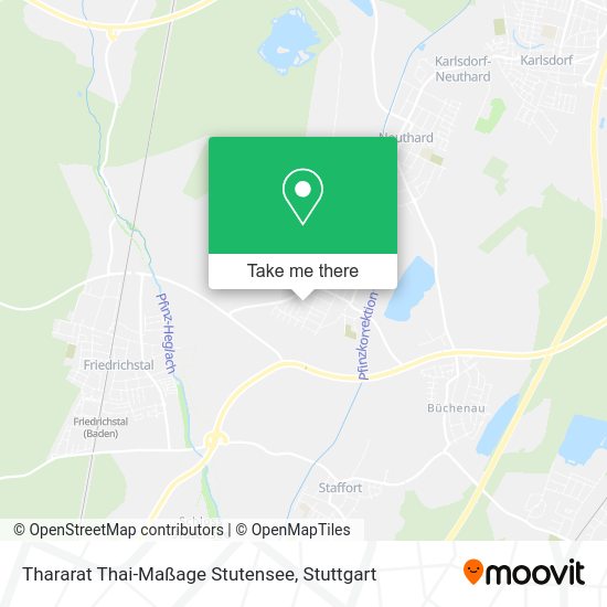 Карта Thararat Thai-Maßage Stutensee
