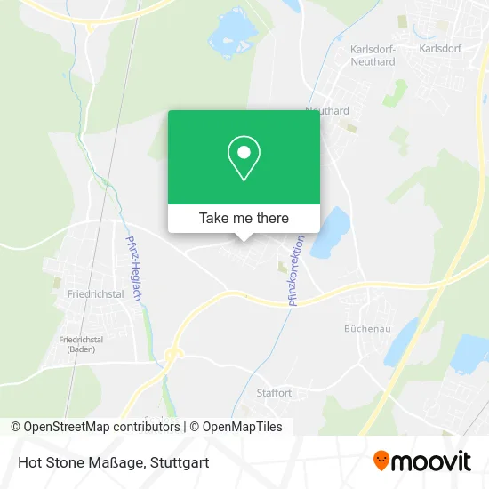 Карта Hot Stone Maßage