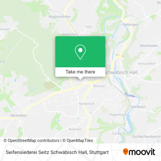 Карта Seifensiederei Seitz Schwäbisch Hall