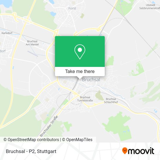 Карта Bruchsal - P2