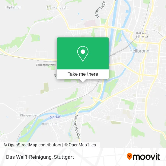Карта Das Weiß-Reinigung