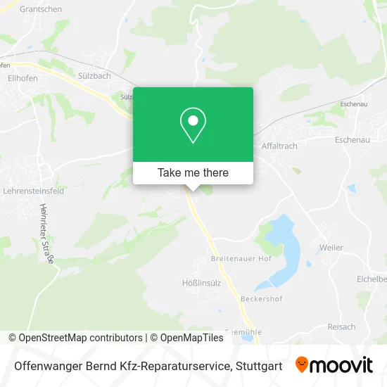 Карта Offenwanger Bernd Kfz-Reparaturservice