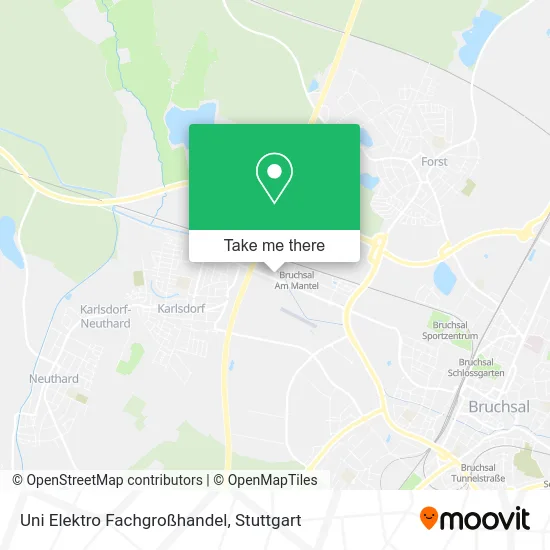 Карта Uni Elektro Fachgroßhandel