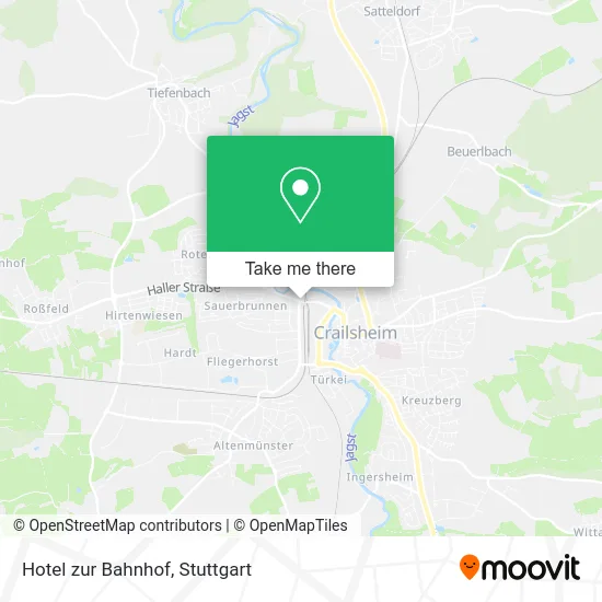 Карта Hotel zur Bahnhof