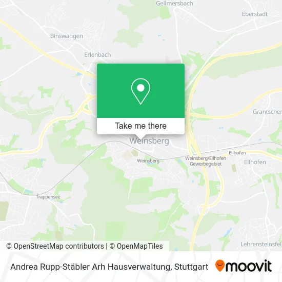 Карта Andrea Rupp-Stäbler Arh Hausverwaltung