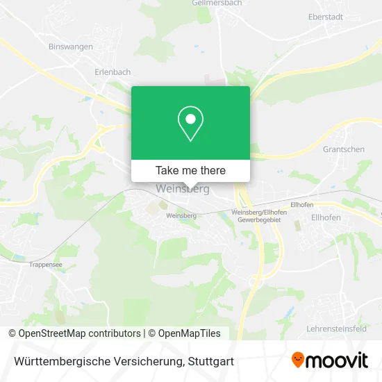 Карта Württembergische Versicherung