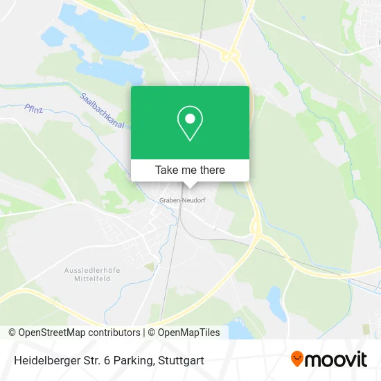 Карта Heidelberger Str. 6 Parking