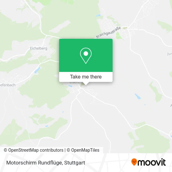Карта Motorschirm Rundflüge