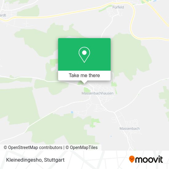 Карта Kleinedingesho