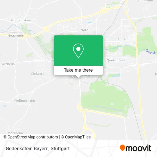 Карта Gedenkstein Bayern