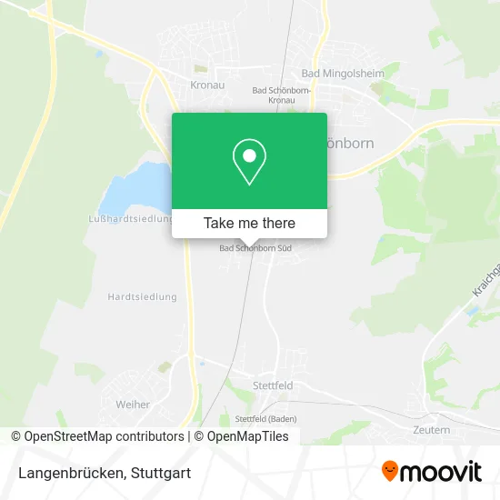 Карта Langenbrücken