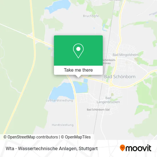 Карта Wta - Wassertechnische Anlagen