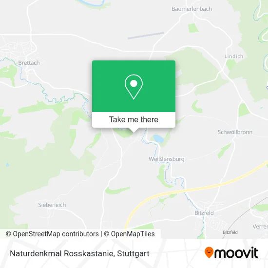 Карта Naturdenkmal Rosskastanie