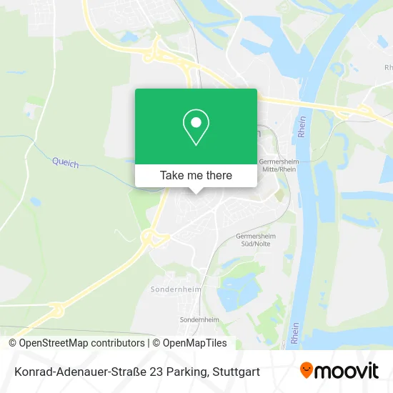 Карта Konrad-Adenauer-Straße 23 Parking