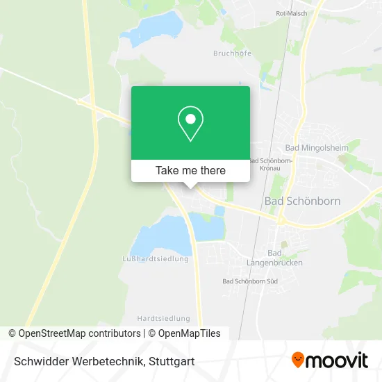 Карта Schwidder Werbetechnik