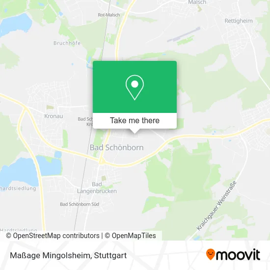Карта Maßage Mingolsheim