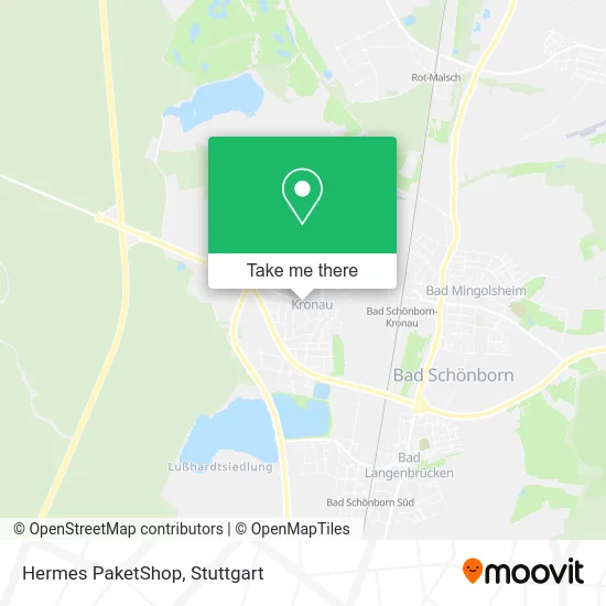 Карта Hermes PaketShop