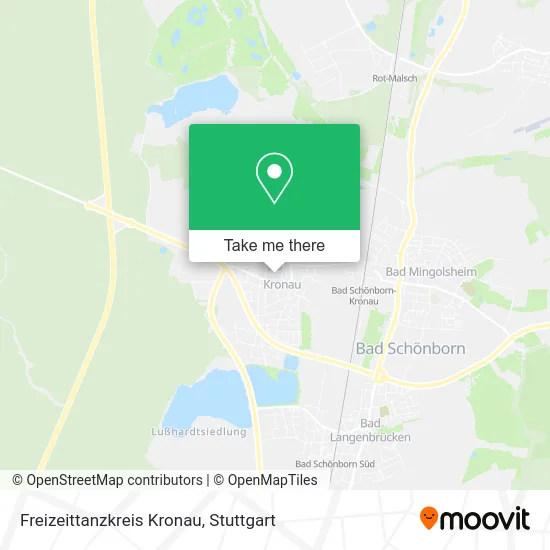 Карта Freizeittanzkreis Kronau