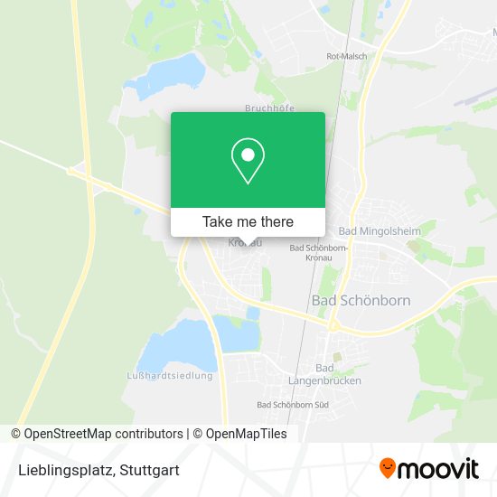 Карта Lieblingsplatz
