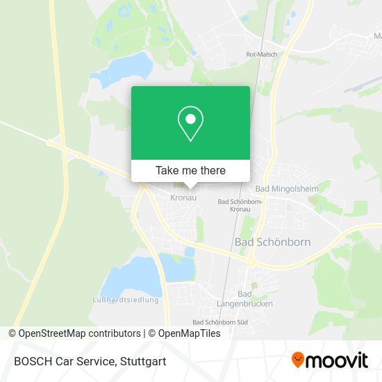 Карта BOSCH Car Service